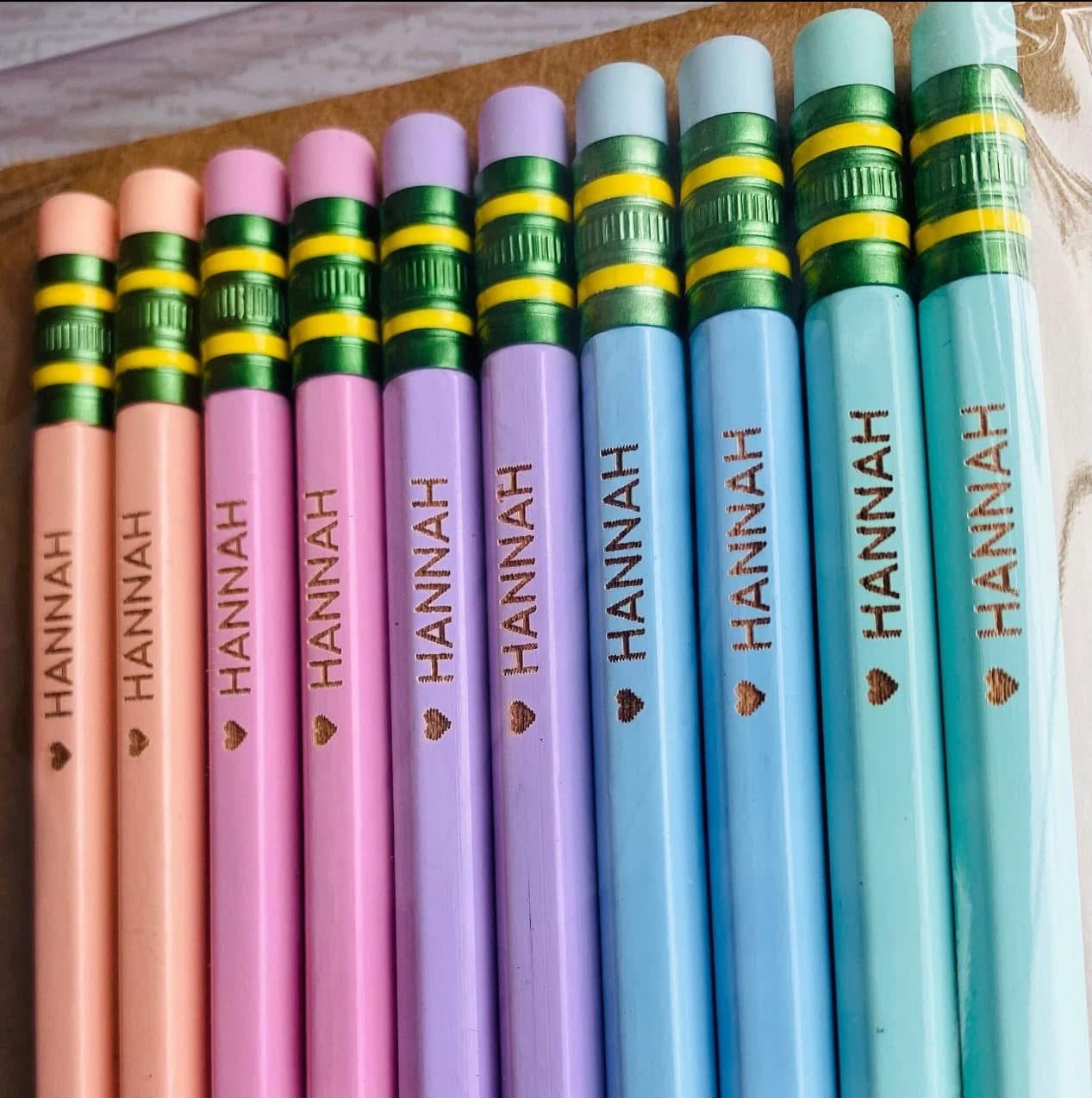 Engraved Pastel Pencils