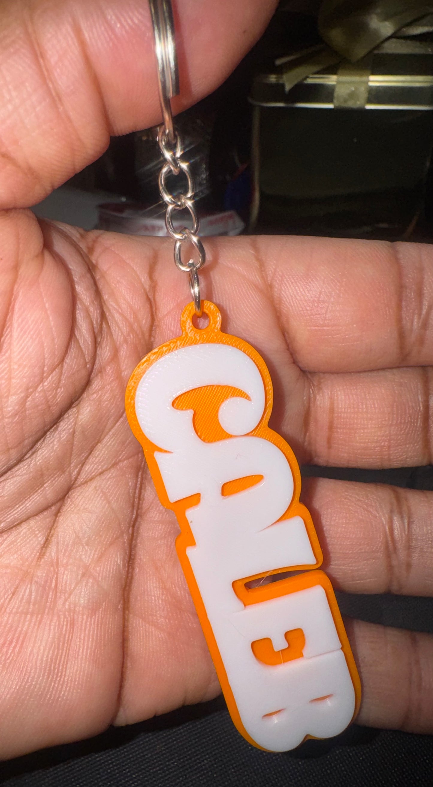 3D Name Keychain