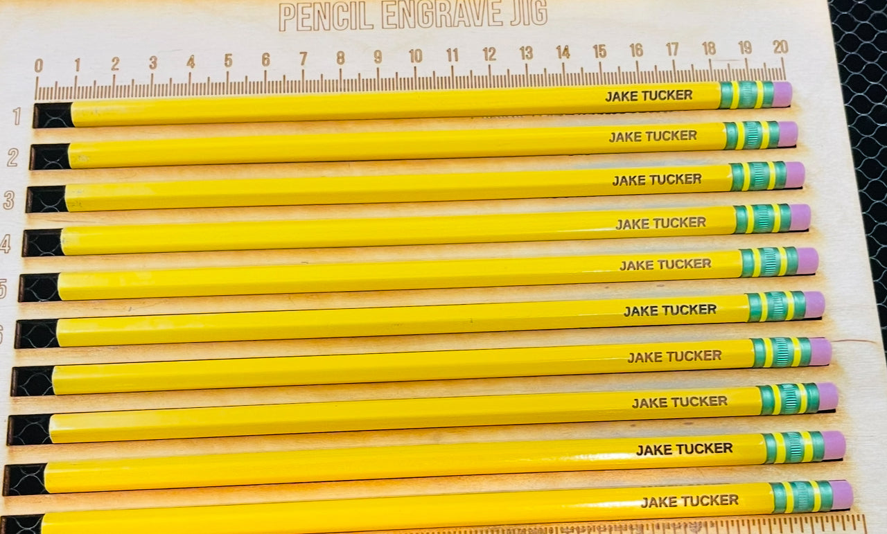 Engraved Ticonderoga Pencils