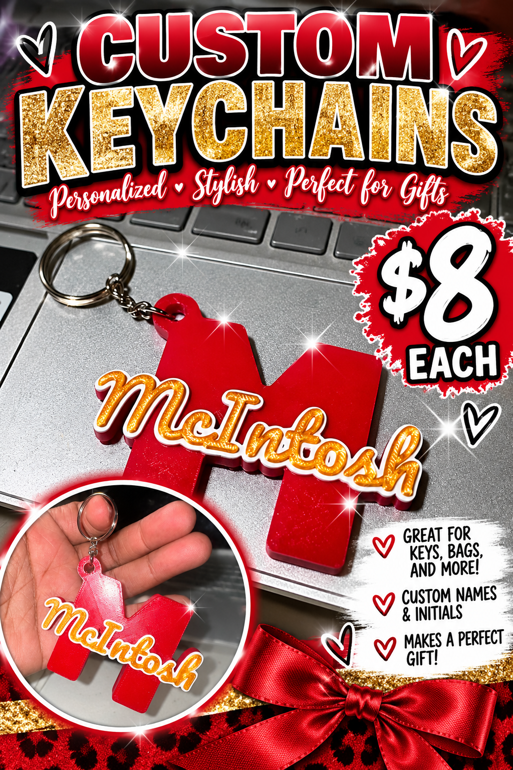 3D keychain