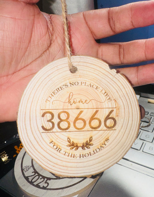 Custom engraved ornament