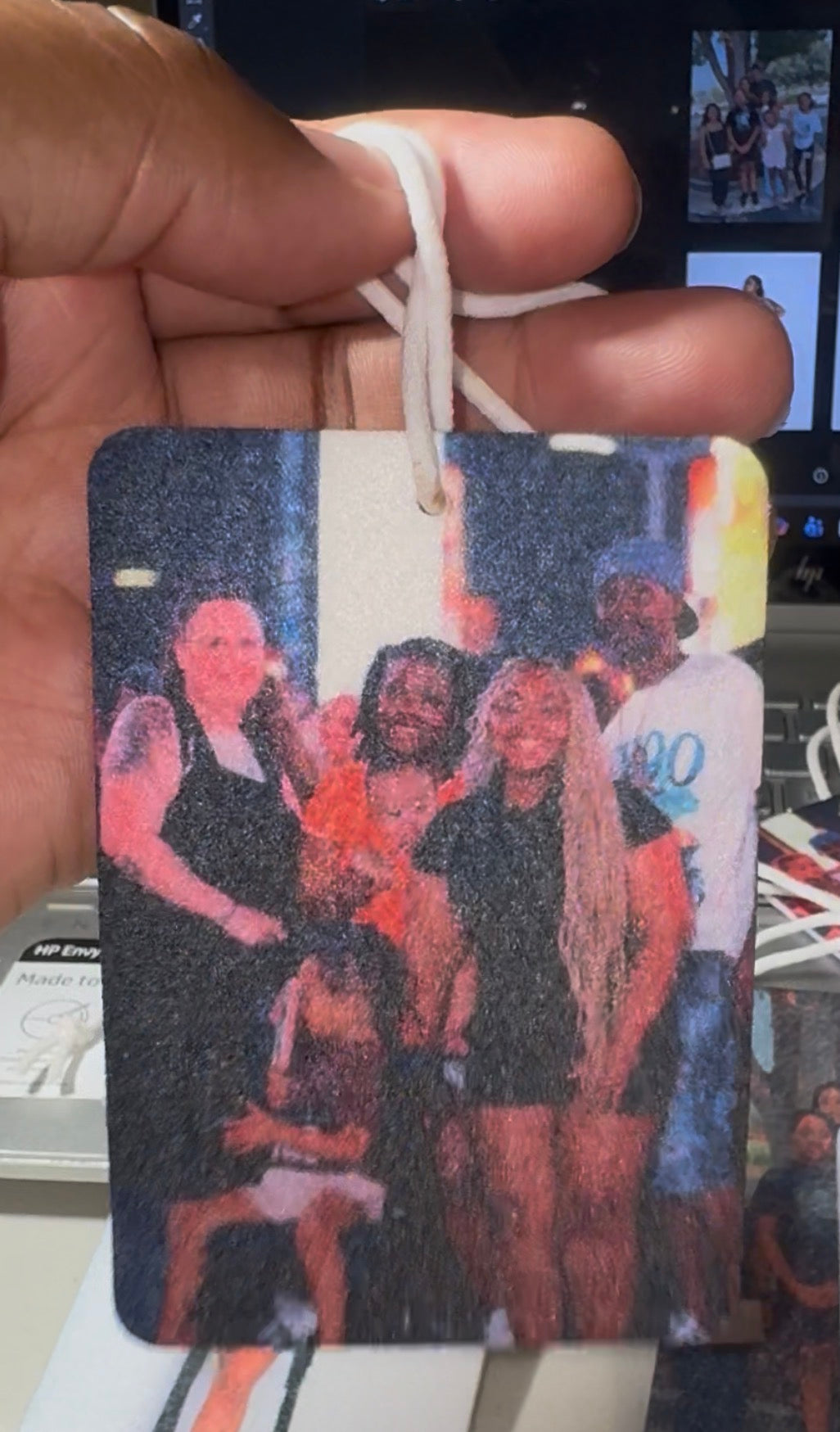 Custom photo air freshener