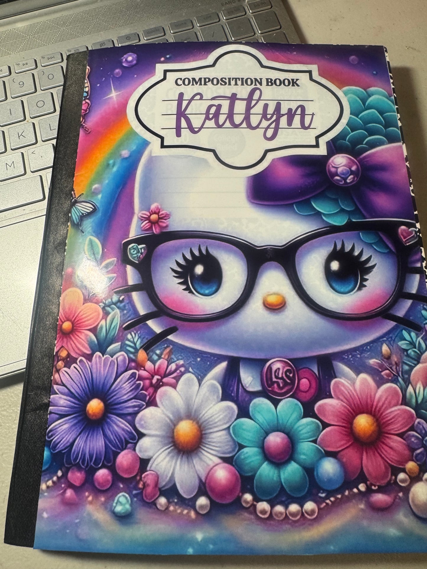 Custom composition notebook