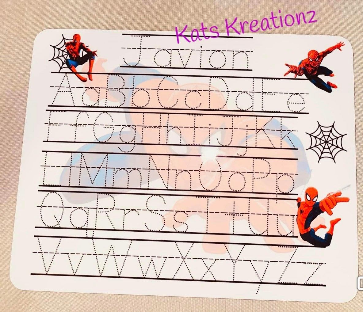 Custom Character Trace board
