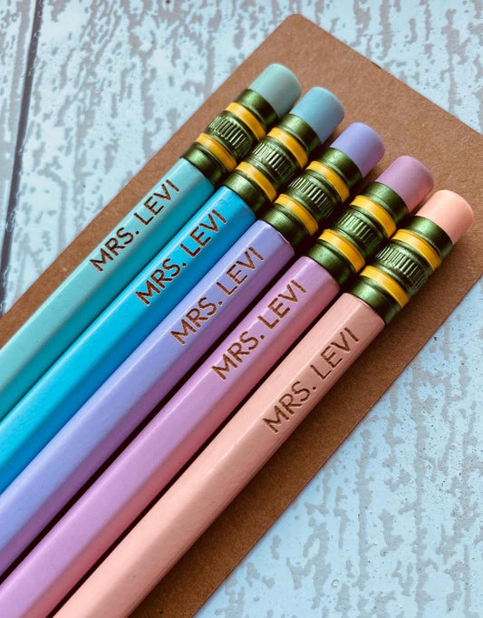 Engraved Pastel Pencils