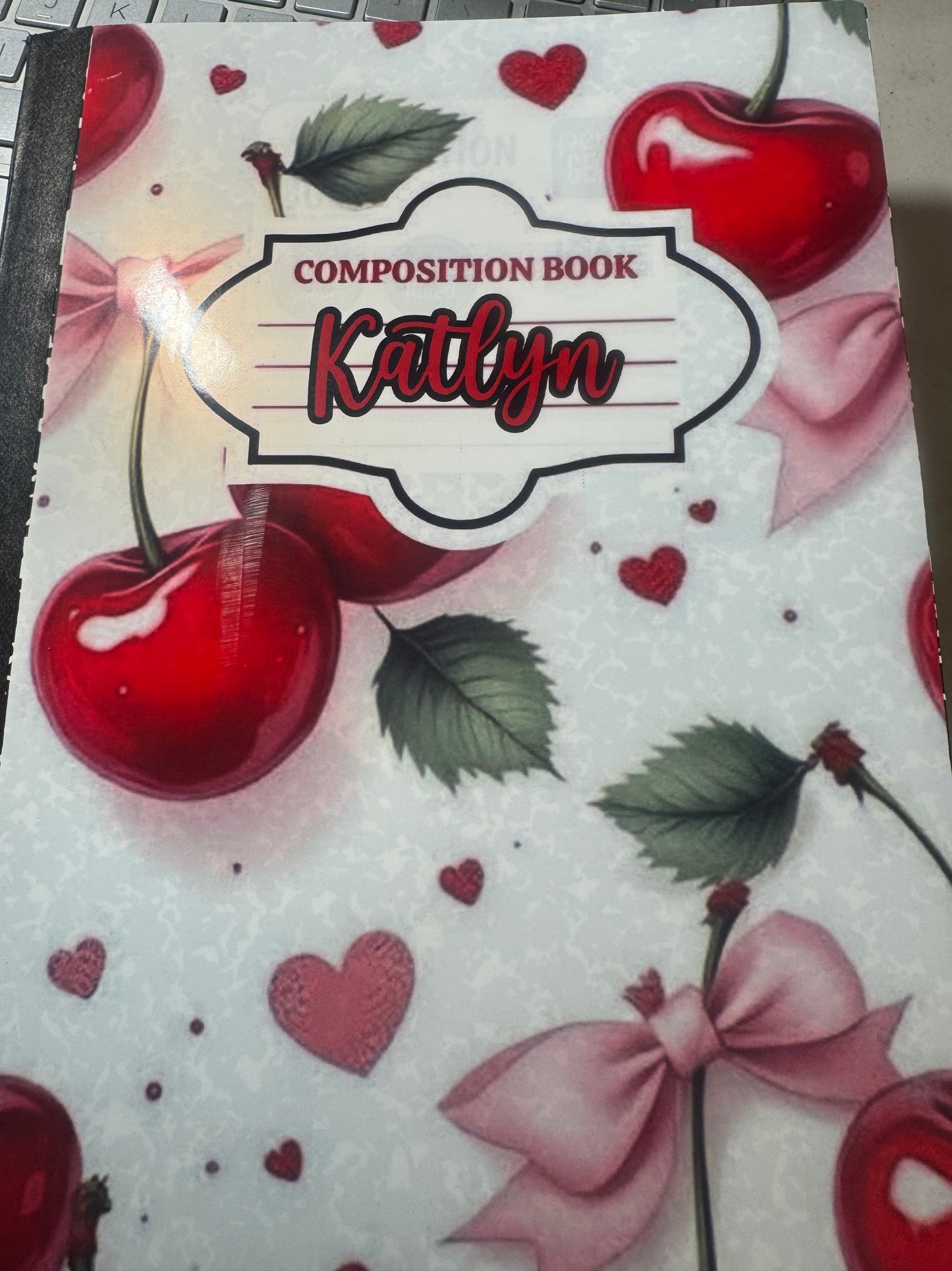 Custom composition notebook