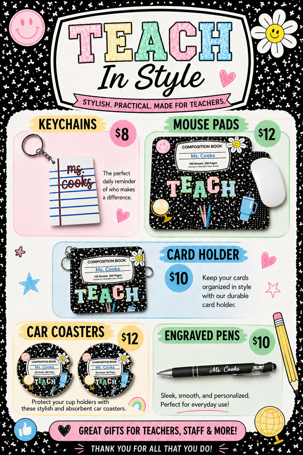 Teacher’s Appreciation Items