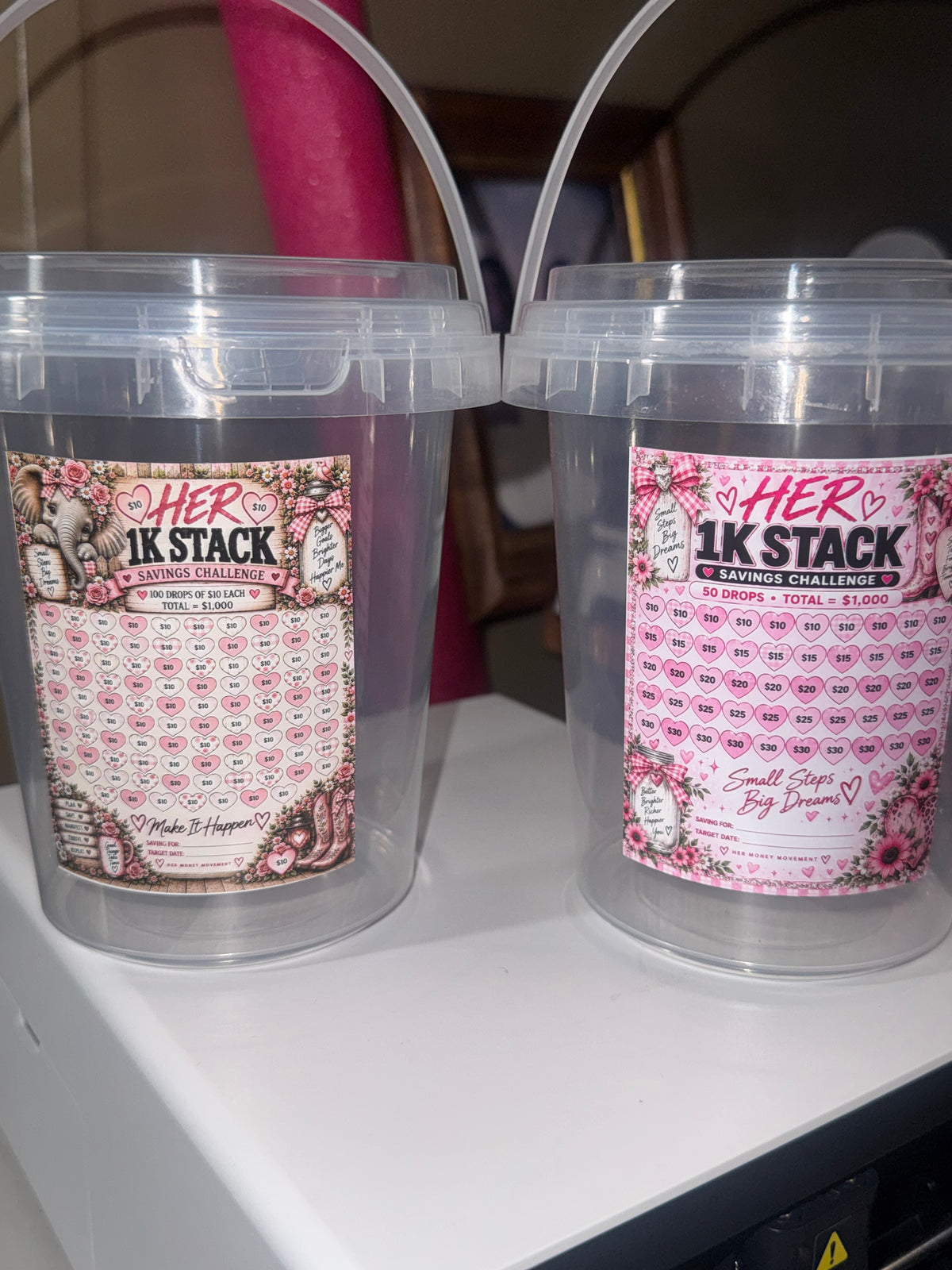 MINI SAVINGS BUCKET 34oz