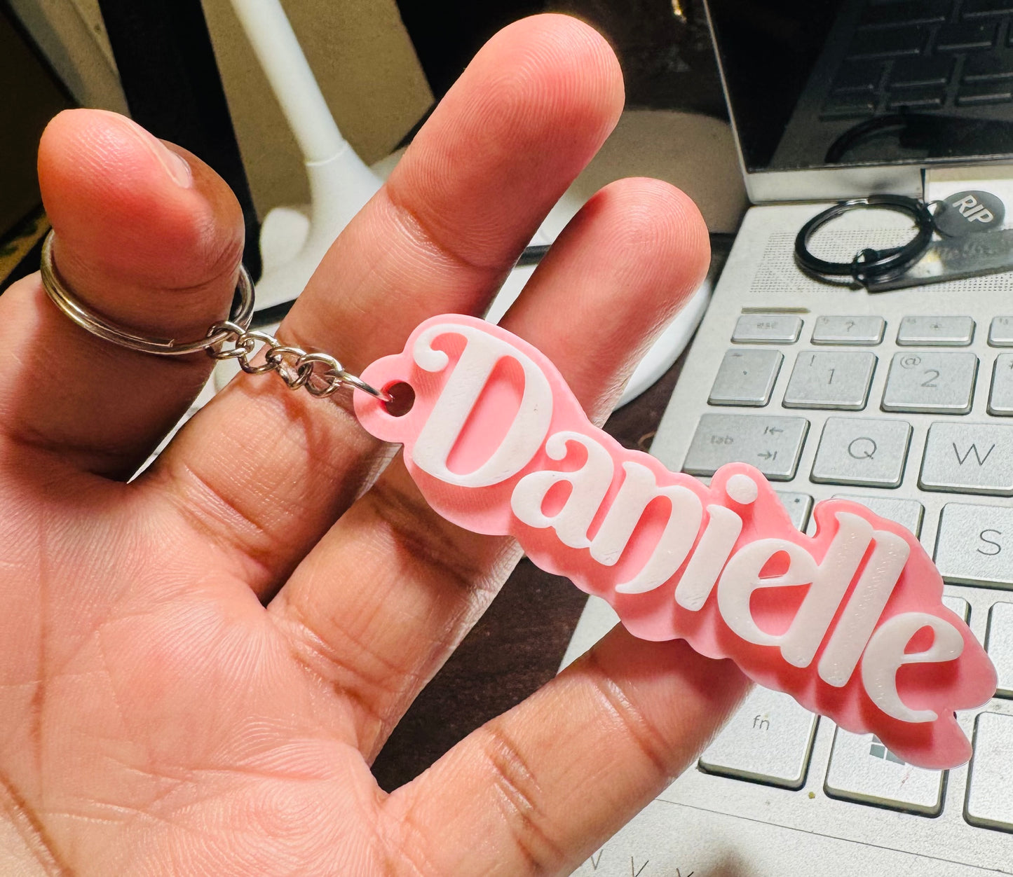 3D Name keychain