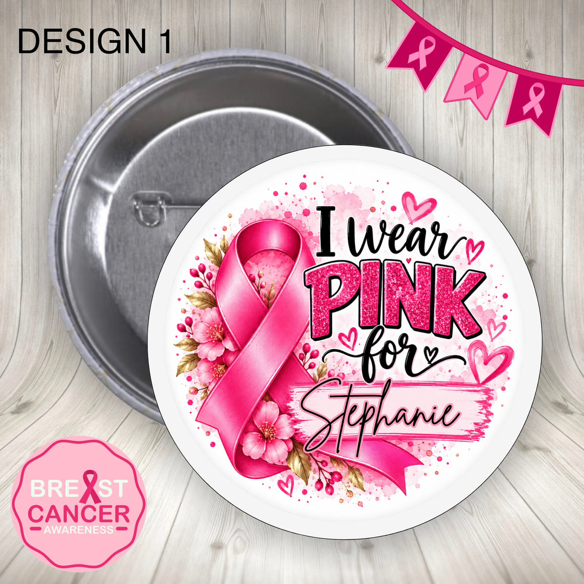 Cancer Awareness Button