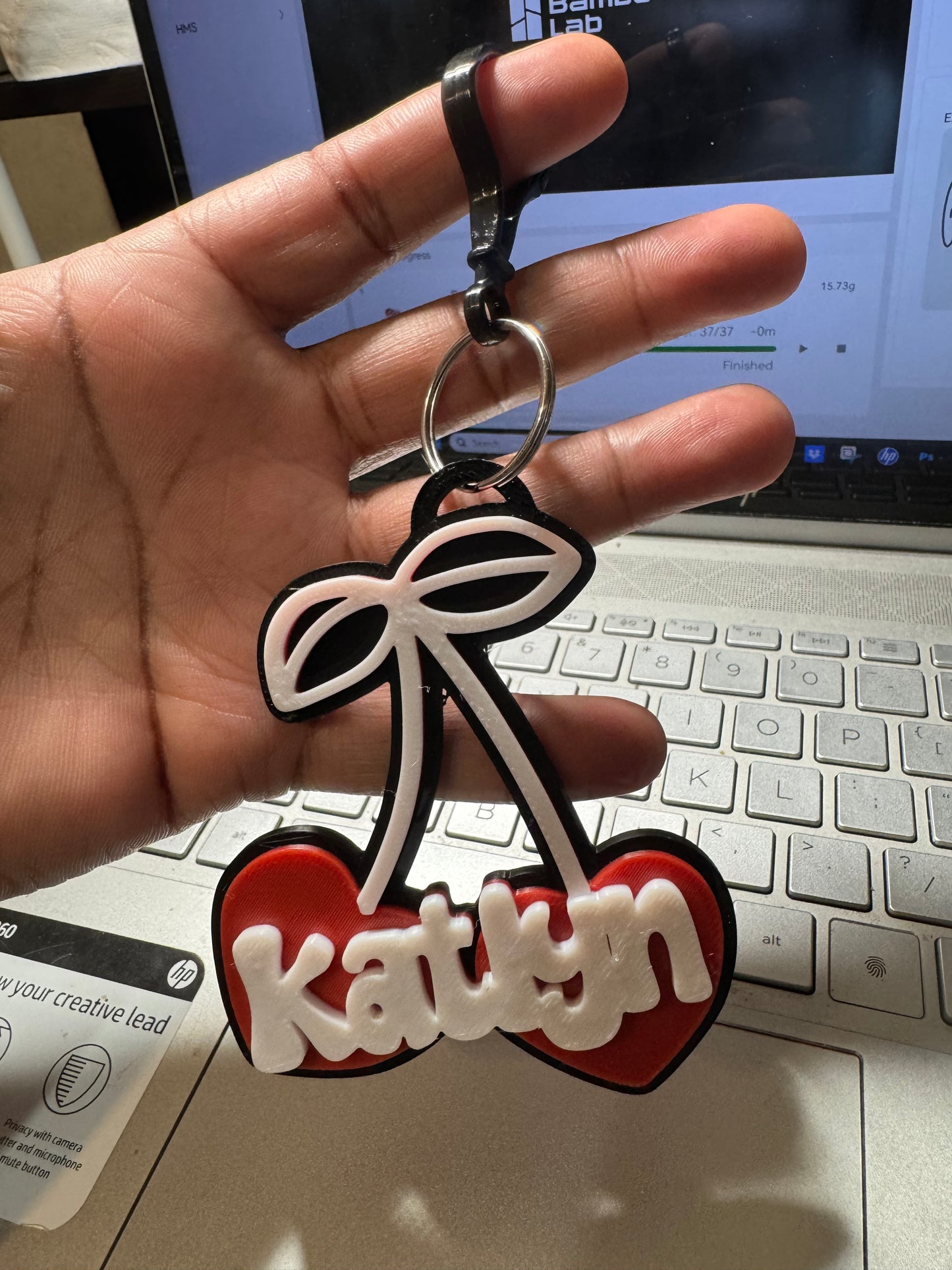 Cherry Keychain