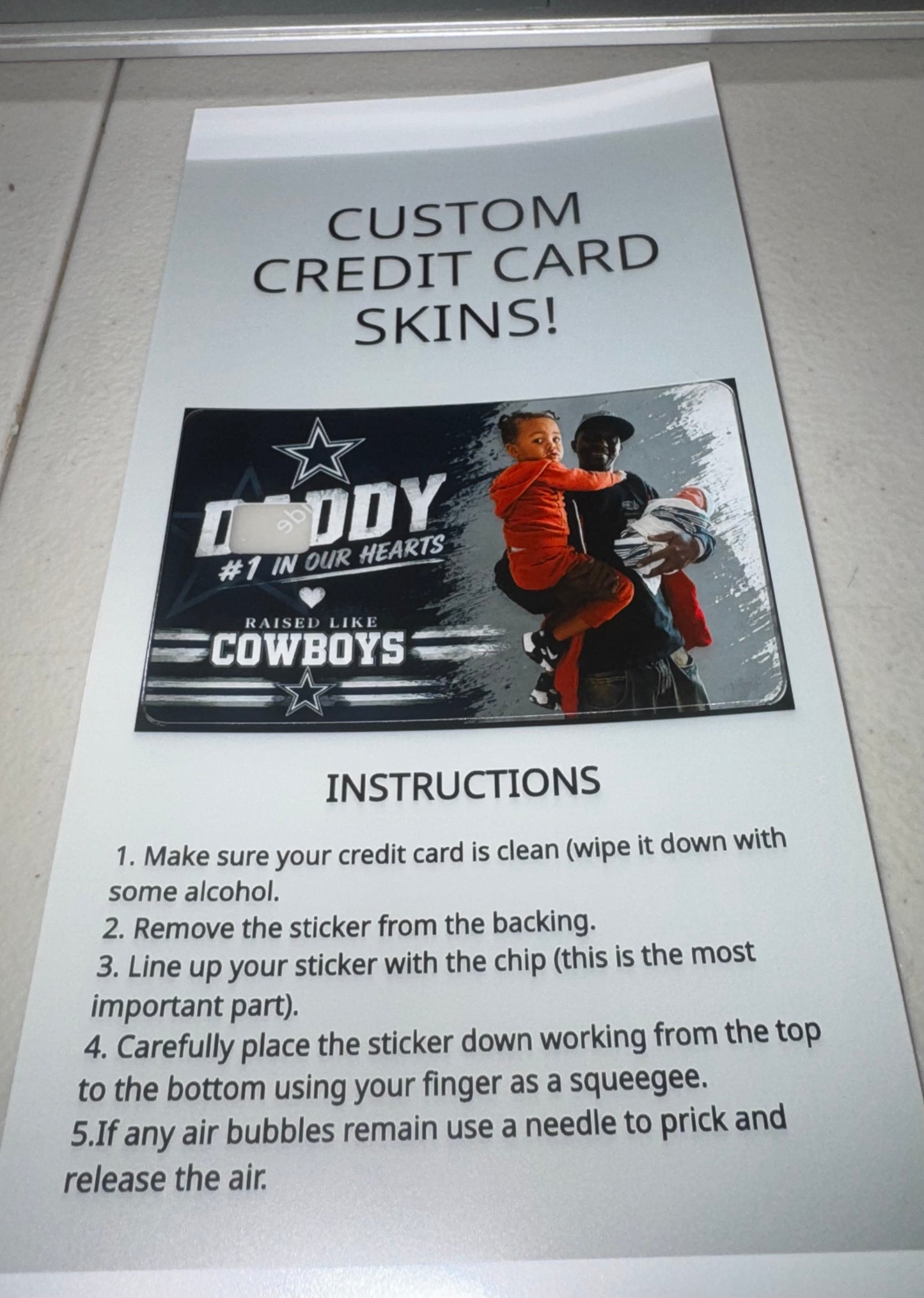 Custom Credit Card Skin