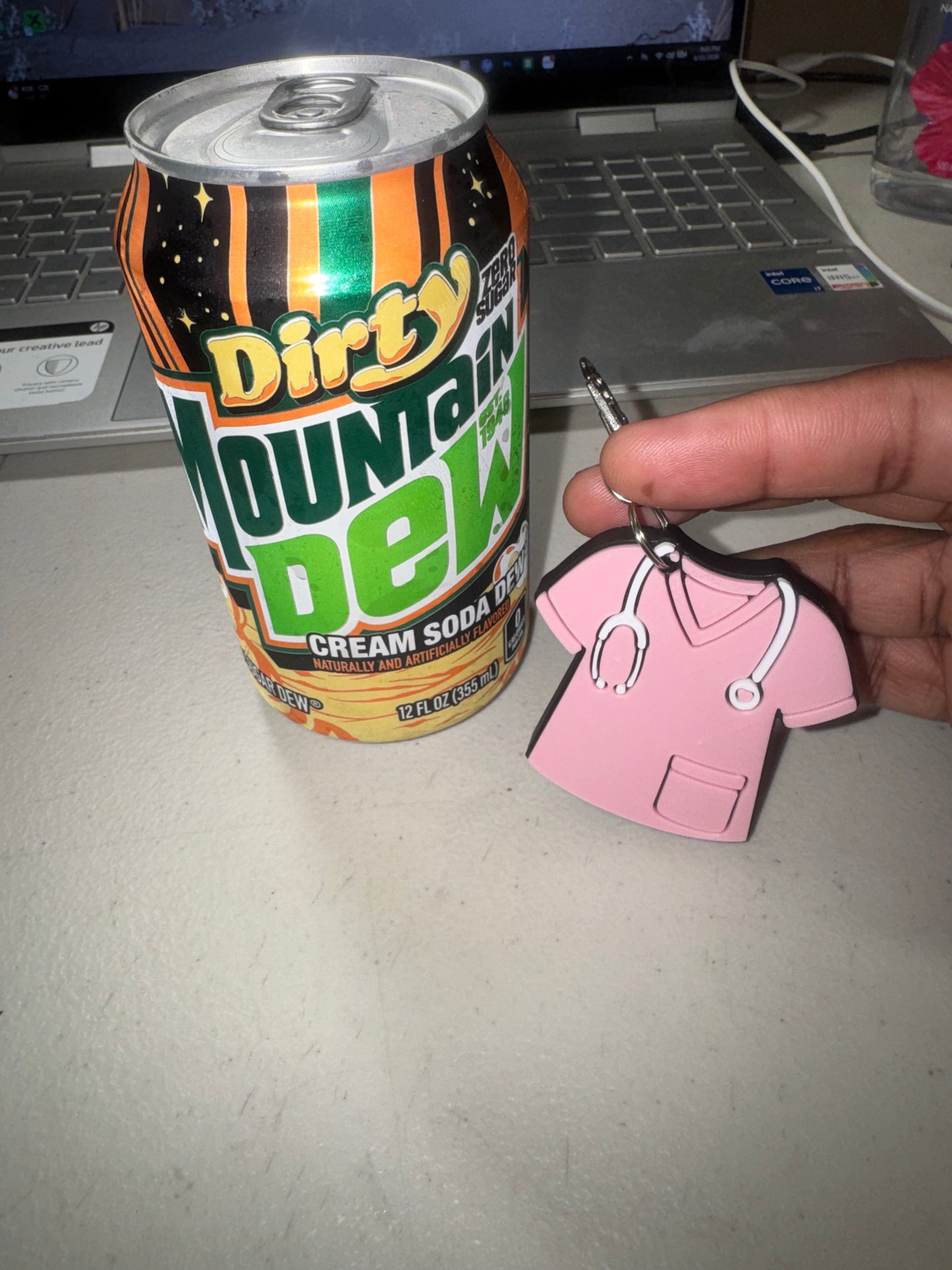 Nurses Can Tab Opener Keychain