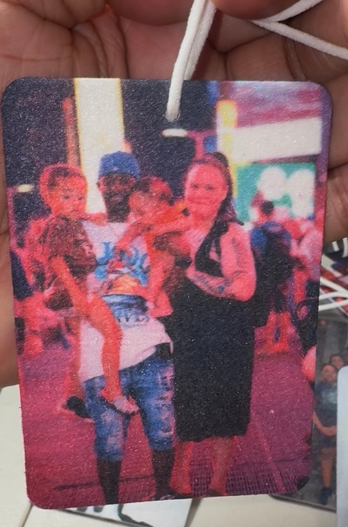 Custom photo air freshener