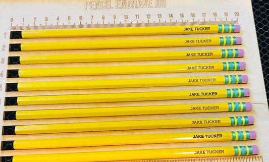 Engraved Ticonderoga Pencils
