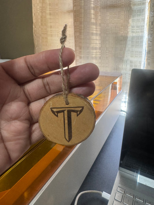 Troy University engraved ornament